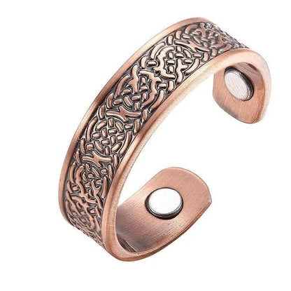 Copper Magnetic Ring Arthritis Pain Relief Bangle Healing Therapy 99.9%