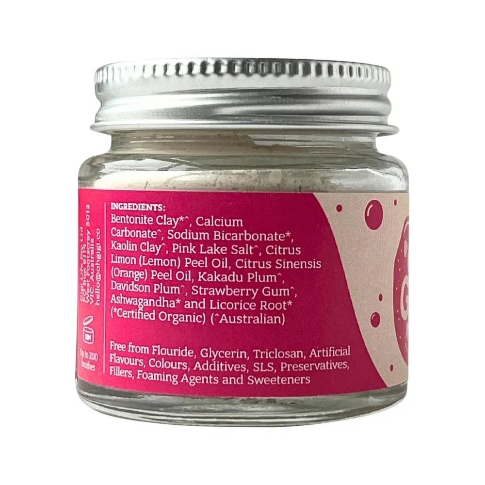 Dental Restoration Mineral Tooth Powder Ohgigi Teeth Whitening Powder Fruity 40g