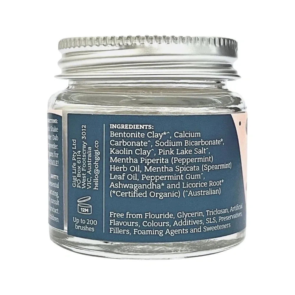 Dental Restoration Mineral Tooth Powder Ohgigi Teeth Whitening Powder Fruity 40g