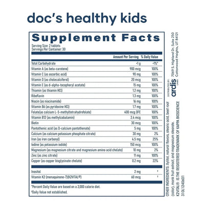 Doc's Healthy Kids Chewable Multi-Vitamin - Berry Flavor (60 Count) - Ardis Labs