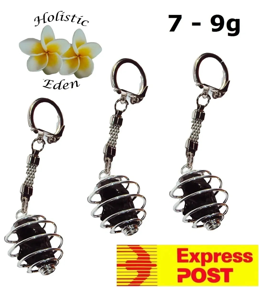ELITE Noble Shungite MIRACLE HEALING ROUGH CUT STONE EMF Protection - Key Ring