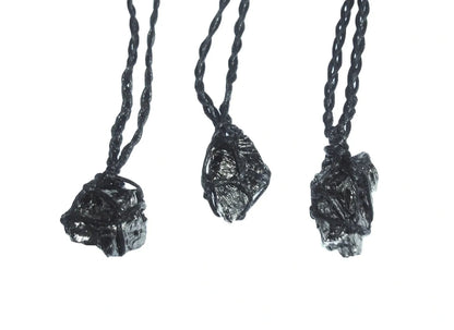 Elite Noble Shungite Pendant Necklace EMF Protection Miracle Healing Stone 8 -9g