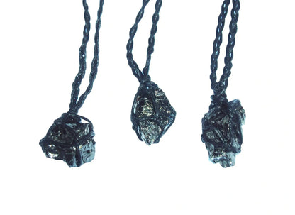Elite Noble Shungite Pendant Necklace EMF Protection Miracle Healing Stone 8 -9g