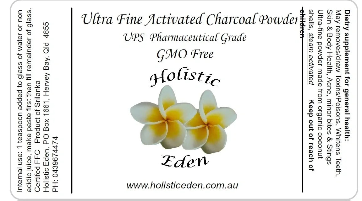 Fine Activated Charcoal Powder Detox Supplement Food Grade Steam Activated USP
