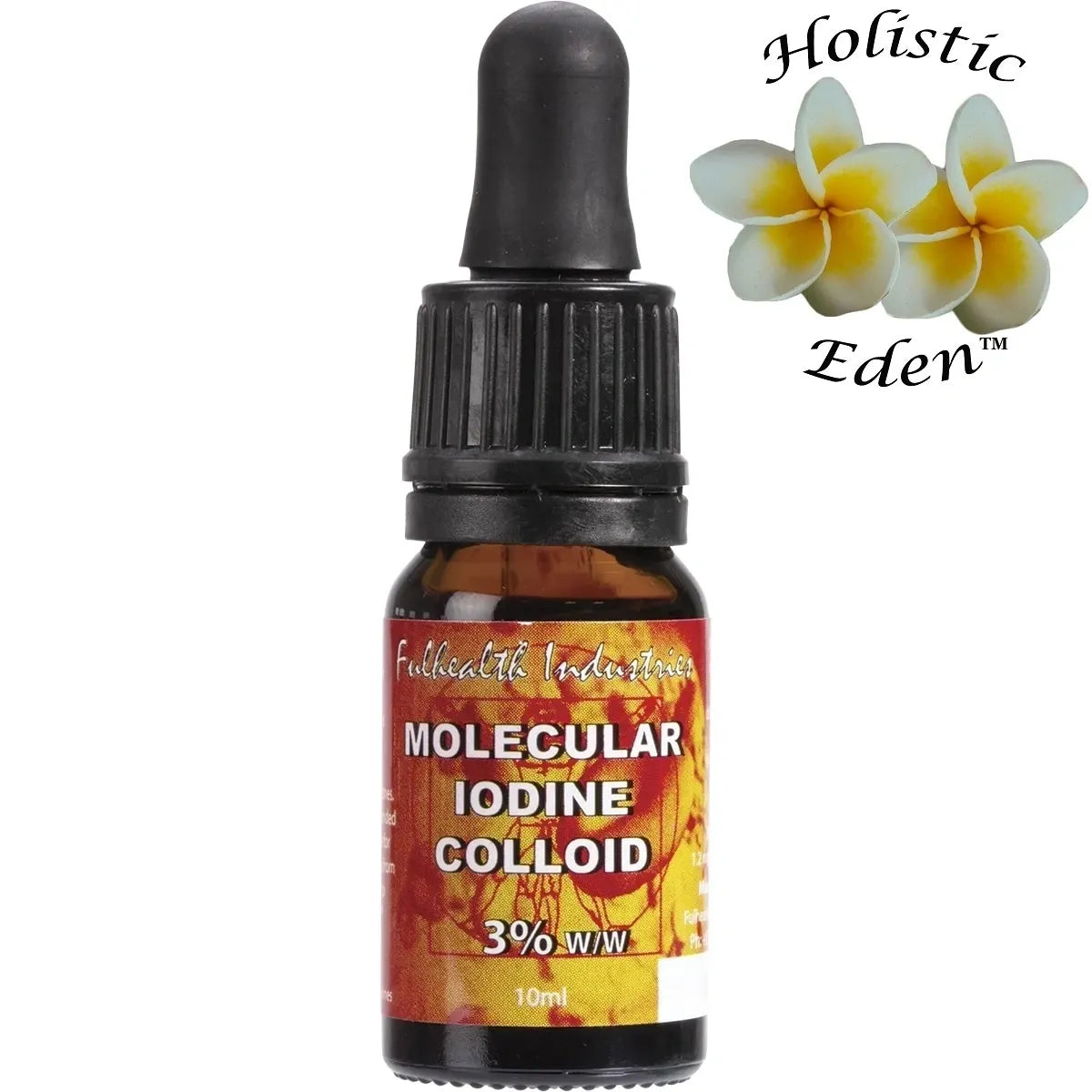 Fulhealth Molecular liquid Iodine Colloid - Colloidal 3% w/w 10ml - Vegetarian