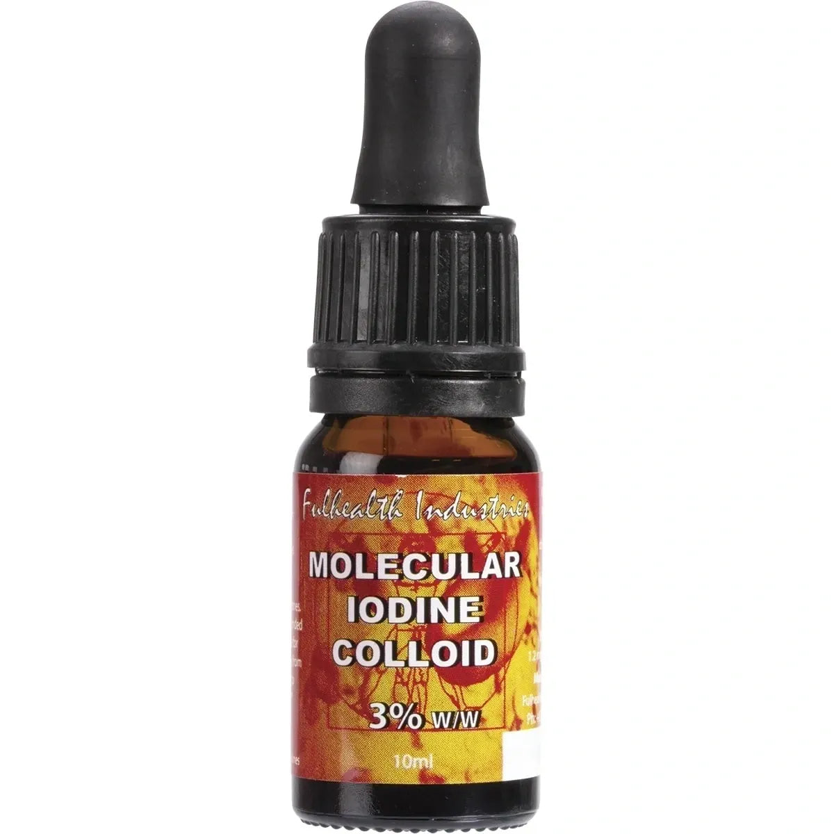 Fulhealth Molecular liquid Iodine Colloid - Colloidal 3% w/w 10ml - Vegetarian
