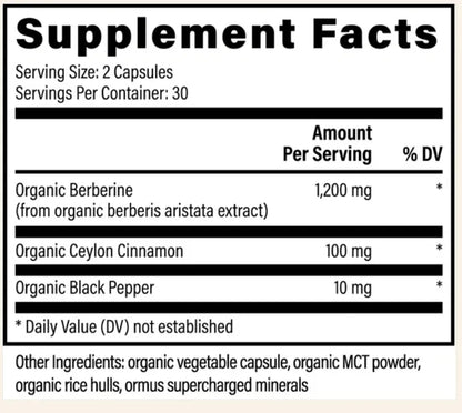 Global Healing Berberine - 30 Capsules