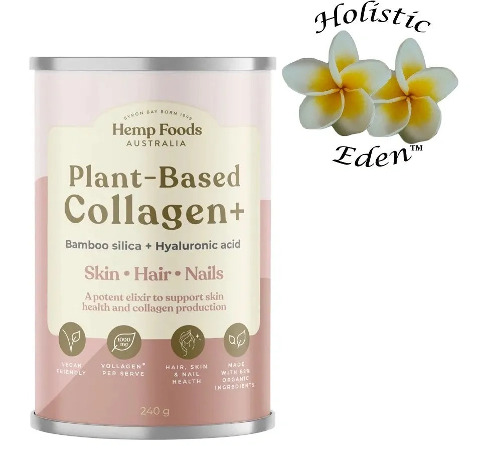 Hemp Foods Australia Plant-Based Collagen+ Bamboo Silica + Hyaluronic Acid 240g