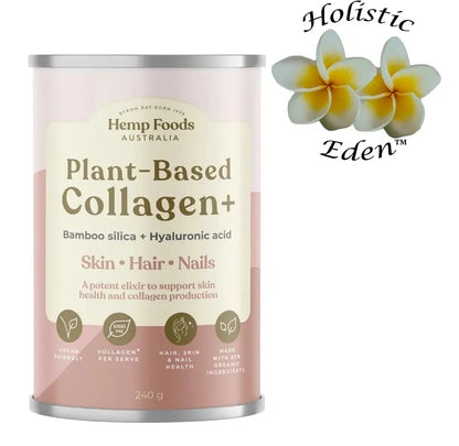 Hemp Foods Australia Plant-Based Collagen+ Bamboo Silica + Hyaluronic Acid 240g