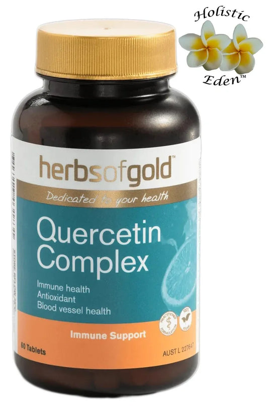 Herbs of Gold 500mg Quercetin, Vitamin C, Rutin, Bioflavenoid, Tablets