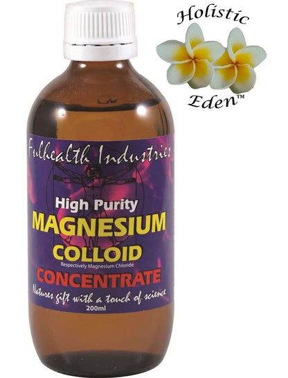 High Purity Colloidal Magnesium Colloid (Magnesium Chloride) 200ml Concentrate