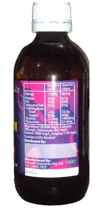 High Purity Colloidal Magnesium Colloid (Magnesium Chloride) 200ml Concentrate