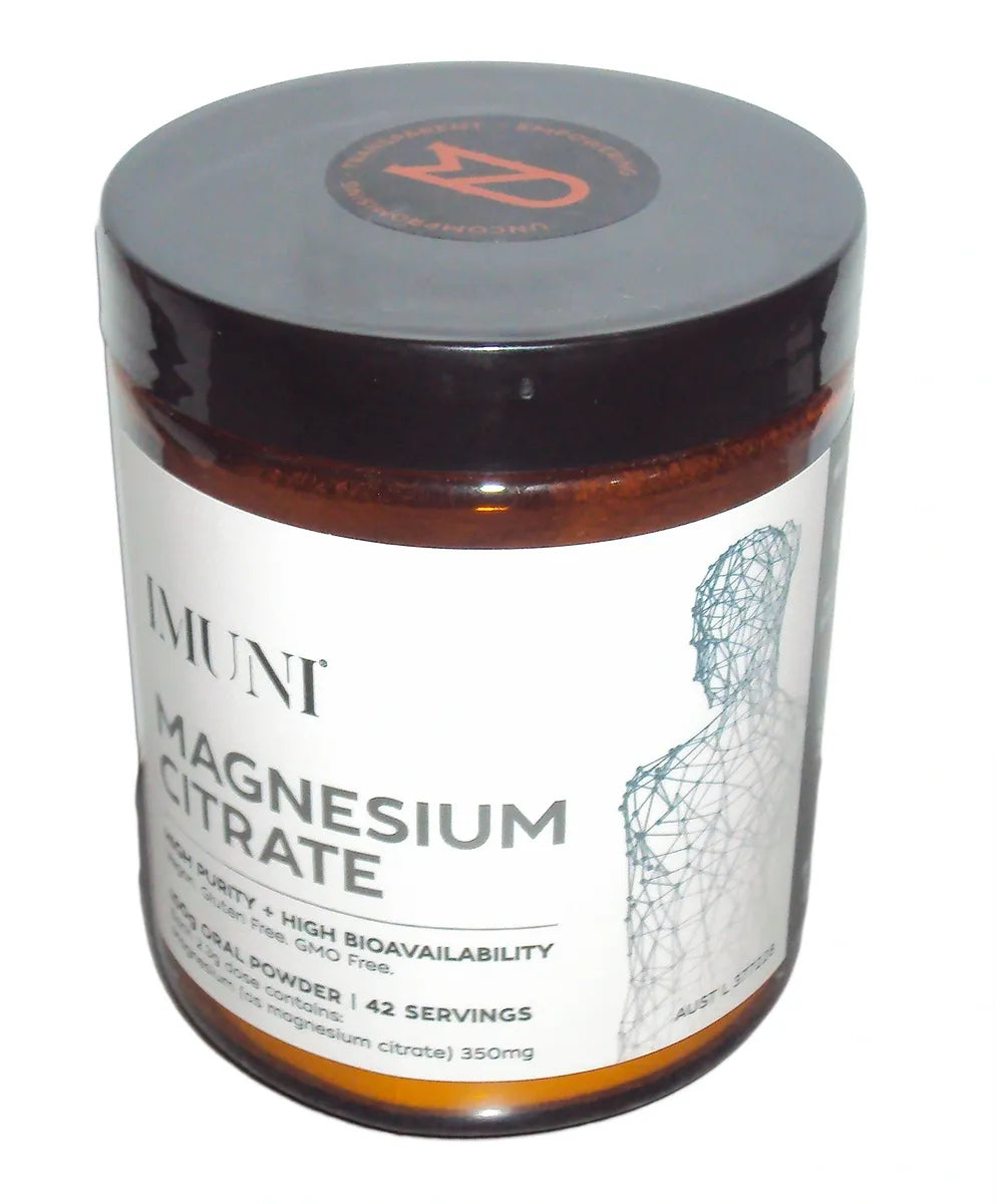 IMUNI Magnesium Citrate Oral Powder 100g - 42 Serves