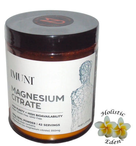 IMUNI Magnesium Citrate Oral Powder 100g - 42 Serves