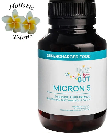 Love Your Gut Capsules Micron 5 Diatomaceous Earth 90 Caps