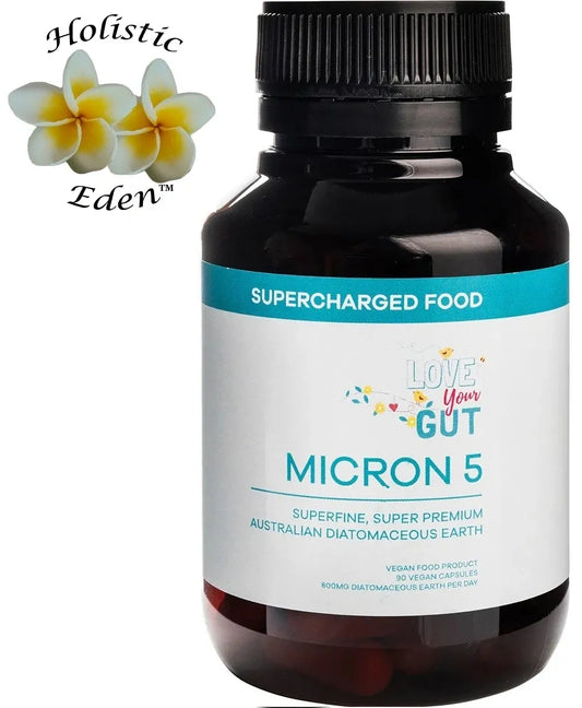 Love Your Gut Capsules Micron 5 Diatomaceous Earth 90 Caps