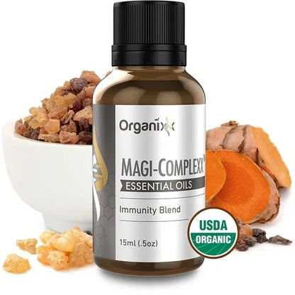 Magi Complex Essential Oil Blend - Promotes Healthy Immune, Inflammation Response & Assists with Free Radicals