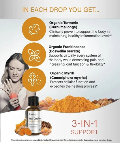 Magi Complex Essential Oil Blend - Promotes Healthy Immune, Inflammation Response & Assists with Free Radicals