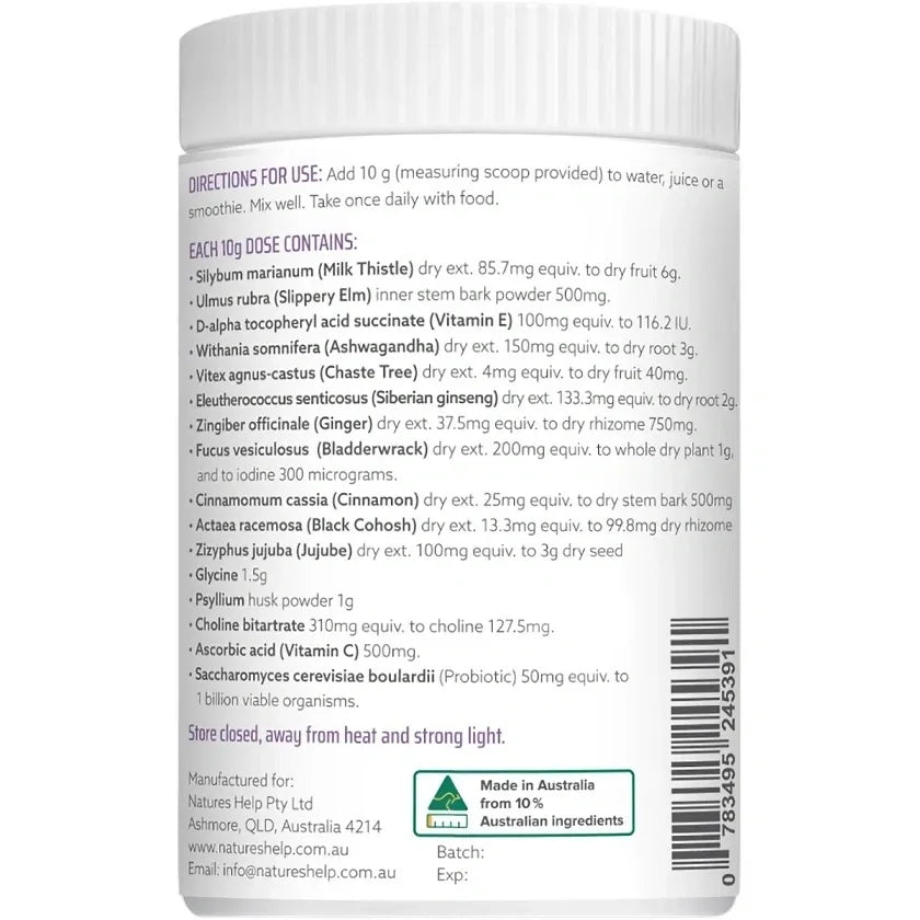 Nature's Help Fem Balance Female Hormone Balancer creates Harmony within 300g