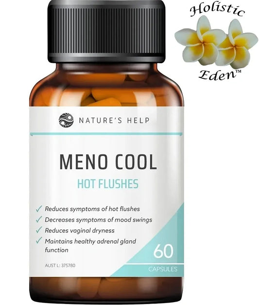 Nature's Help Meno Cool Hot Flushes Capsules 60 Caps Hormone Balancer