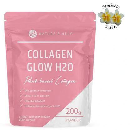Natures Help Collagen Glow H2O with Selenium, Zinc, Silica, Vit C, Proline 200g