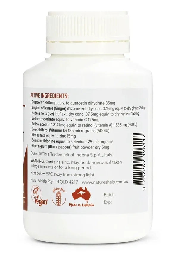 Natures Help ViraGuard Immune Support with Quercetin, Zinc, Vit D, Vit C