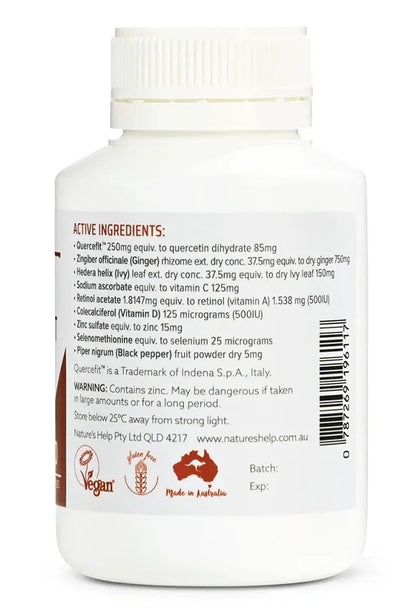 Natures Help ViraGuard Immune Support with Quercetin, Zinc, Vit D, Vit C