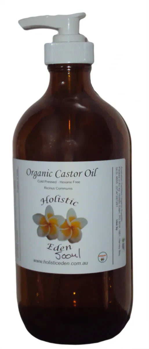 ORGANIC Castor Oil 100% Pure Cold Pressed Premium Grade Hexane Free