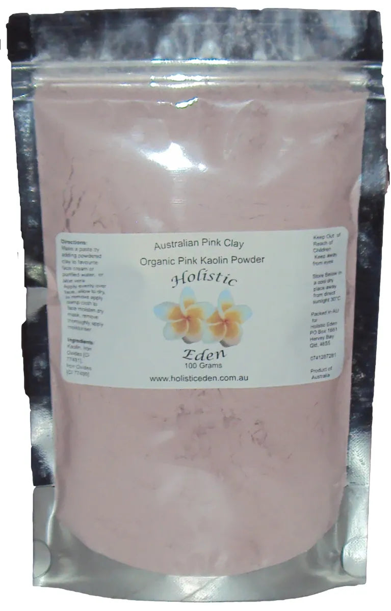 Organic Australian Pink Clay Powder Skin Mask