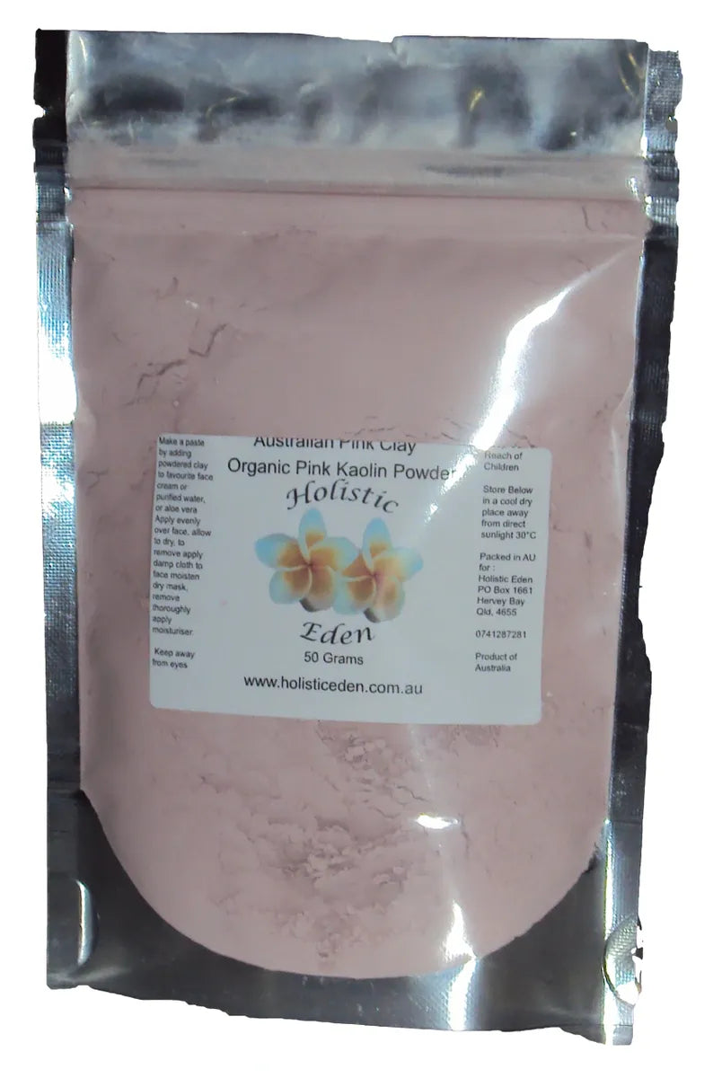Organic Australian Pink Clay Powder Skin Mask