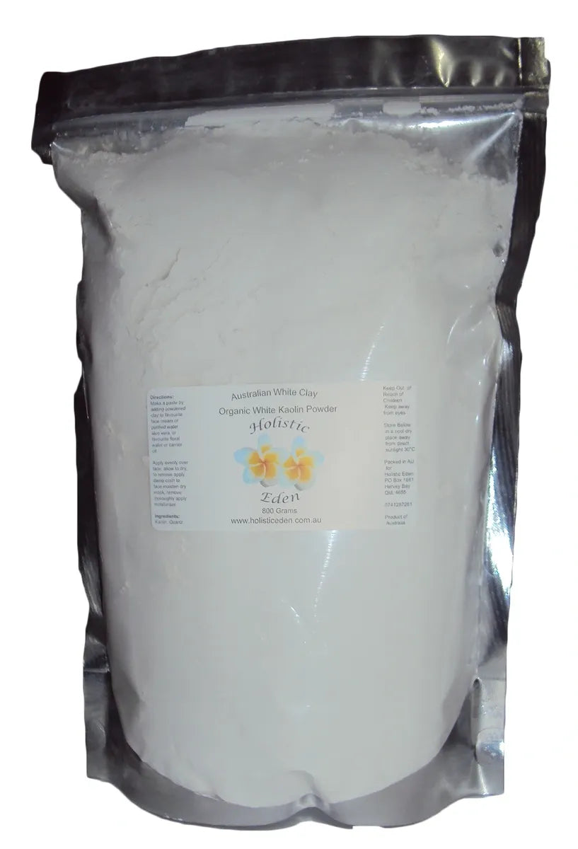 Organic Australian White Kaolin Clay Powder Dry Sensitive Skin Mask 800g