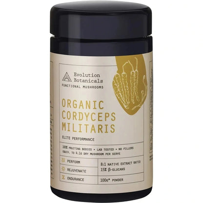 Organic Cordyceps Militaris Mushroom Powder Extract Increase Stamina 100g