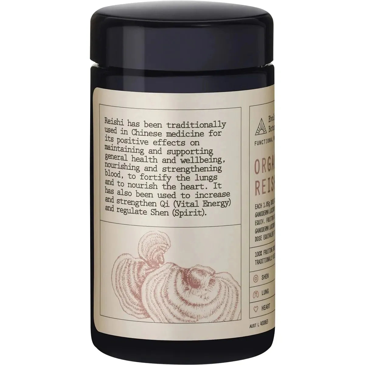 Organic Reish Mushroom Powder Extract Nourishes Heart, Fortify Lungs, Blood 90g