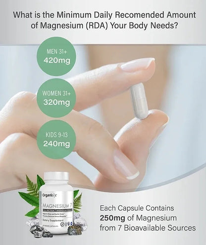 Organixx Magnesium 7 - Full Spectrum Magnesium Supplement