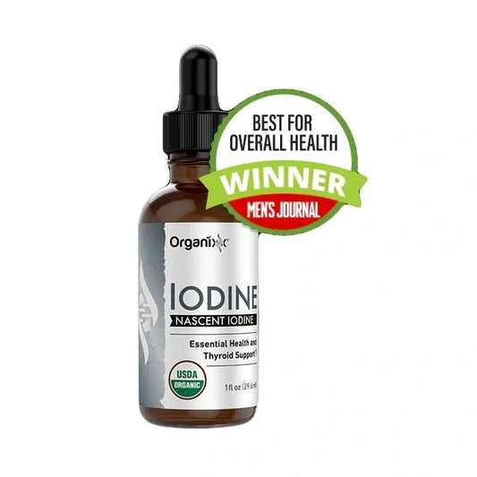 Organixx Nascent Iodine for essential Health and Thyroid Support