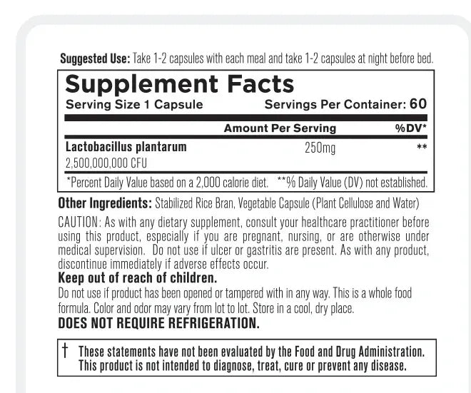 Organixx Probiotixx Probiotic with over 2.5 Billion CFU