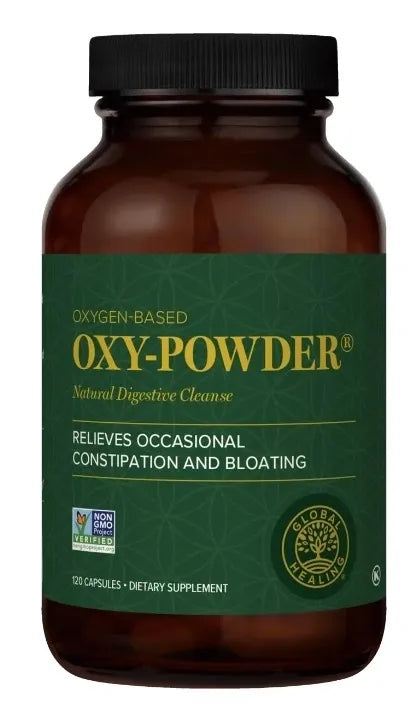 Oxy Powder Natural Digestive Cleanse - Global Healing 120 Caps