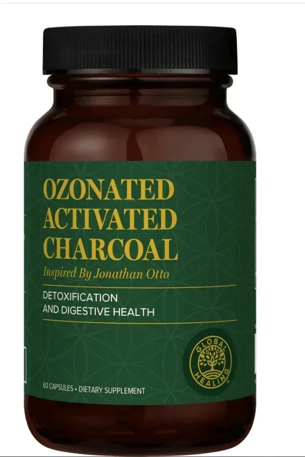 Ozonated Activated Charcoal 60 Capsules from Coconut