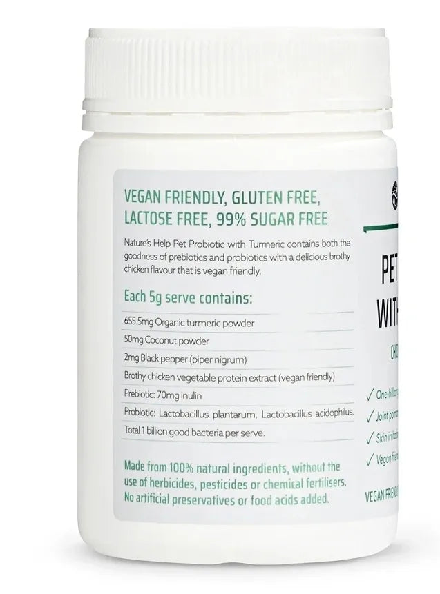 Pet Probiotic with Turmeric Powder – 150g