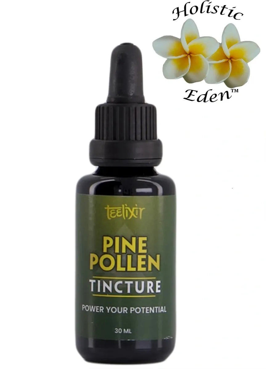 Pine Pollen Tincture 30ml Wild Harvested True Di Tao Source GMO Free Hormone Bal