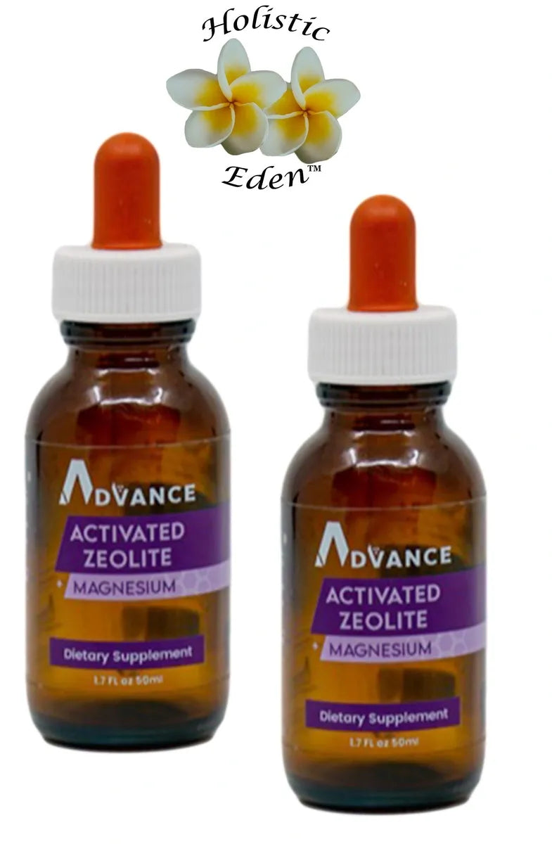 Pure Liquid Advanced Zeolite Activated Zeolite Drops w/ Magnesium Chelation Detox