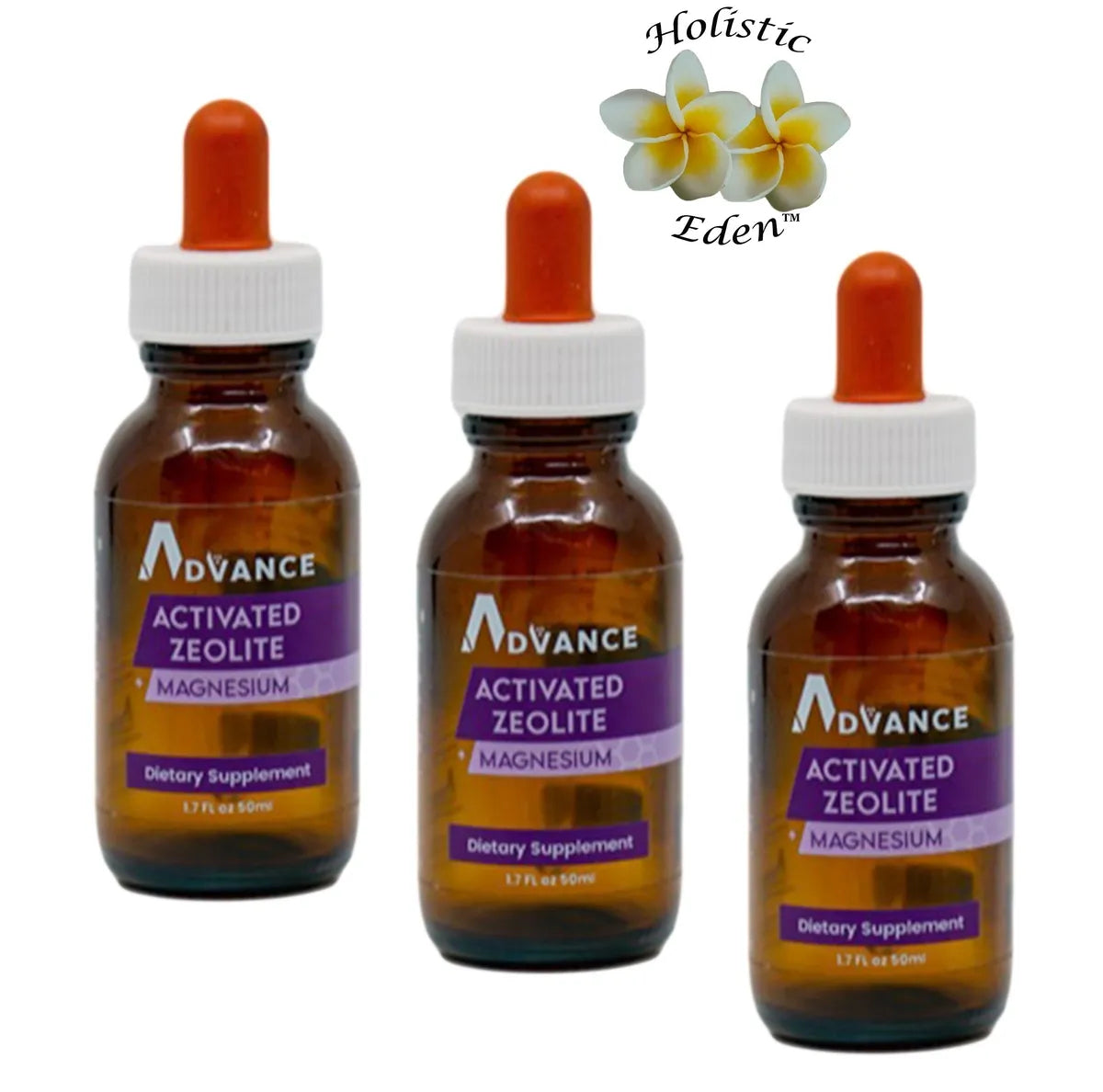 Pure Liquid Advanced Zeolite Activated Zeolite Drops w/ Magnesium Chelation Detox