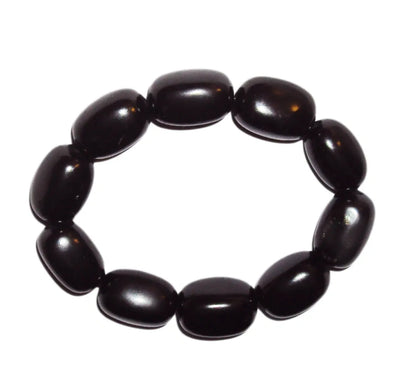 RUSSIAN SHUNGITE BRACELET - STRETCH 100% KARELIAN SHUNGITE BEAD EMF PROTECTION