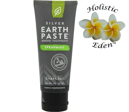 Redmond Earthpaste Toothpaste with Silver Spearmint & Charcoal 113g