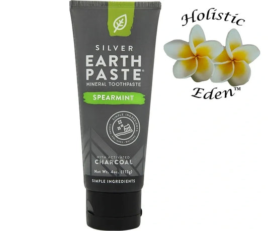 Redmond Earthpaste Toothpaste with Silver Spearmint & Charcoal 113g