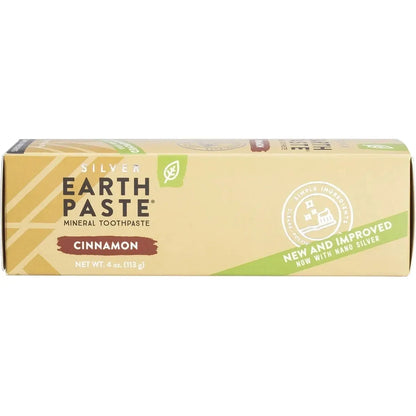 Redmond Real Salt Natural Bentonite clay Cinnamon Silver Earth Paste Toothpaste