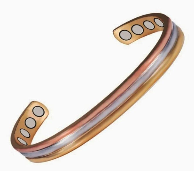 Copper Magnetic Bracelet Arthritis Pain Relief Bangle Healing Therapy 99.9% Pure