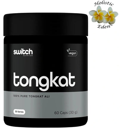 Switch Tongkat Ali or LongJack Nutritional Supplement, 30 Caps