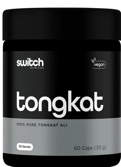 Switch Tongkat Ali or LongJack Nutritional Supplement, 30 Caps