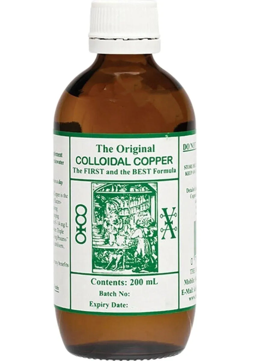 The Original Colloidal Copper High Purity Copper Colloid Concentrate 200ml